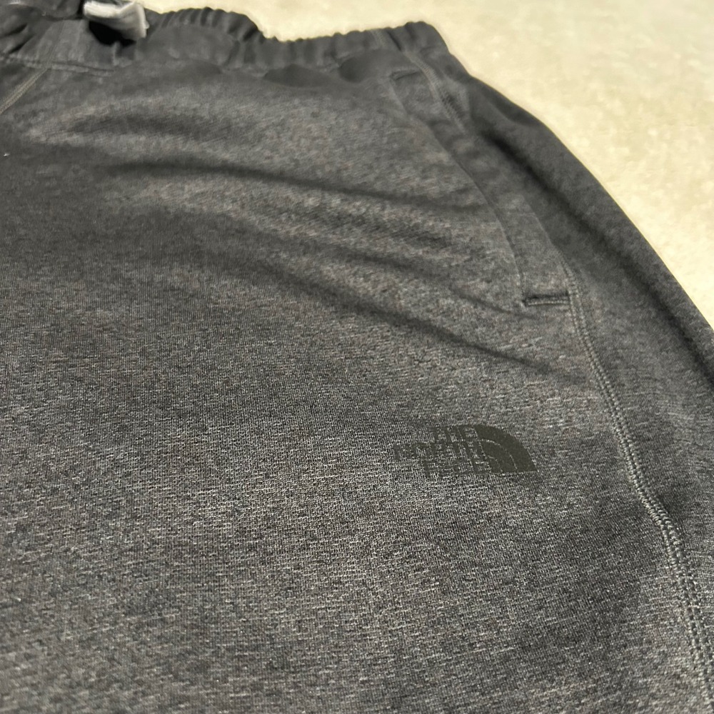 The North Face Sweatpants Mens L 30" Gray Heather Drawstring Athletic 1267 - Picture 4 of 8
